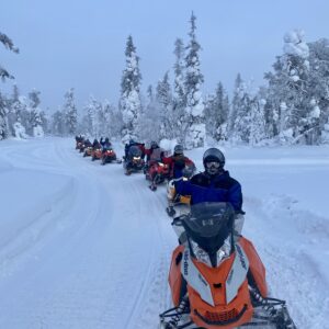 Forest trails snowmobile safari 2,5 h